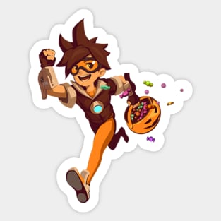 Tracer Trick or Treat Sticker